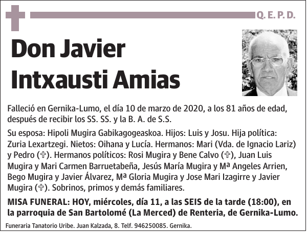 Javier Intxausti Amias