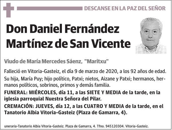 Daniel Fernández Martínez de San Vicente