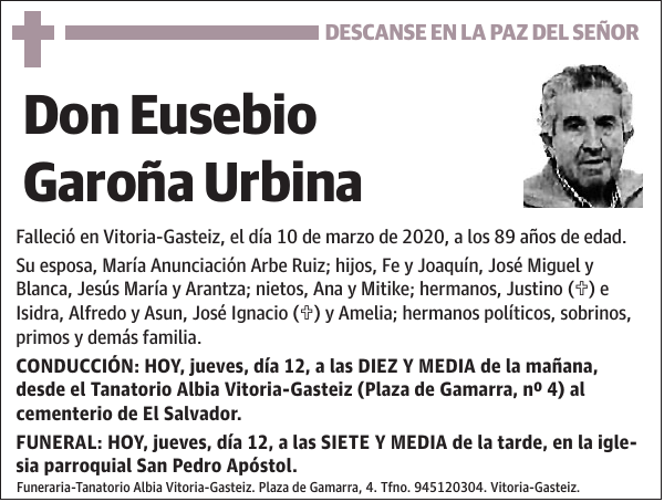 Eusebio Garoña Urbina