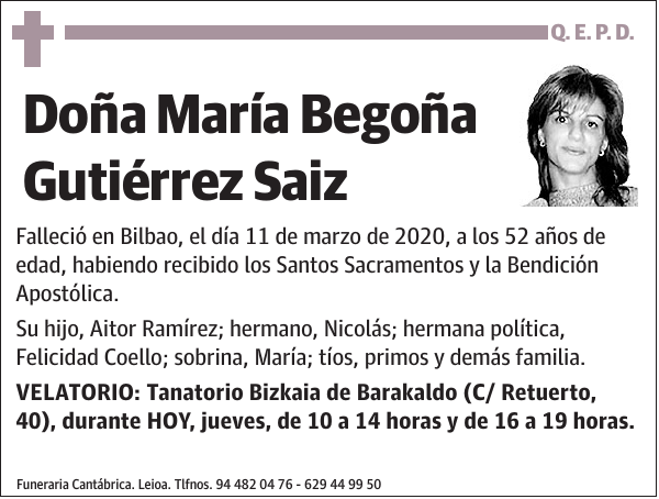 María Begoña Gutiérrez Saiz