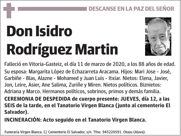 Isidro Rodríguez Martin