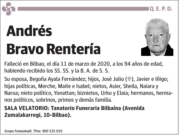 Andrés Bravo Rentería