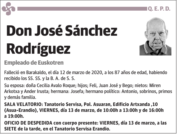 José Sánchez Rodríguez