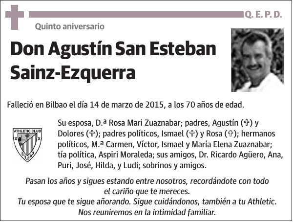 Agustín San Esteban Sainz-Ezquerra