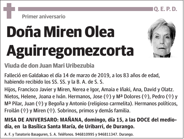 Miren Olea Aguirregomezcorta