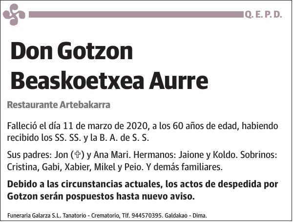 Gotzon Beaskoetxea Aurre