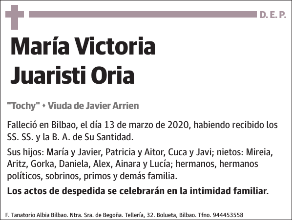 María Victoria Juaristi Oria