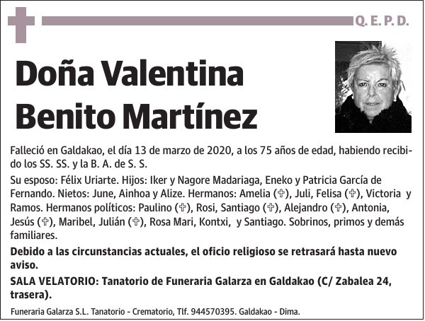 Valentina Benito Martínez