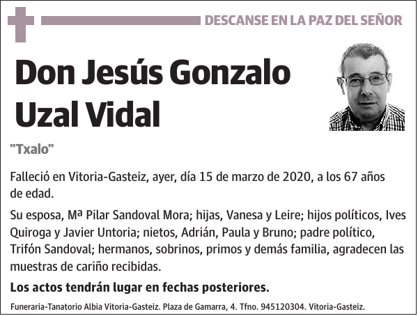 Jesús Gonzalo Uzal Vidal