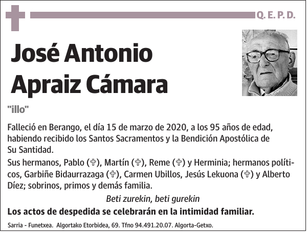 José Antonio Apraiz Cámara