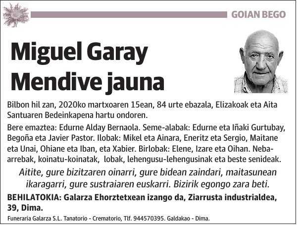 Miguel Garay Mendive