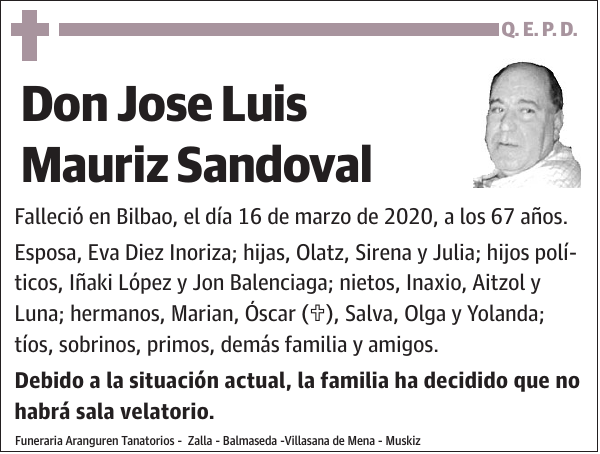 Jose Luis Mauriz Sandoval