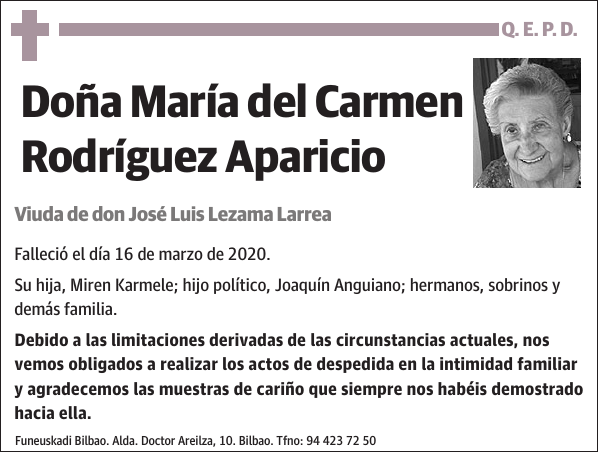 María del Carmen Rodríguez Aparicio