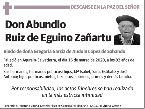 Abundio Ruiz de Eguino Zañartu