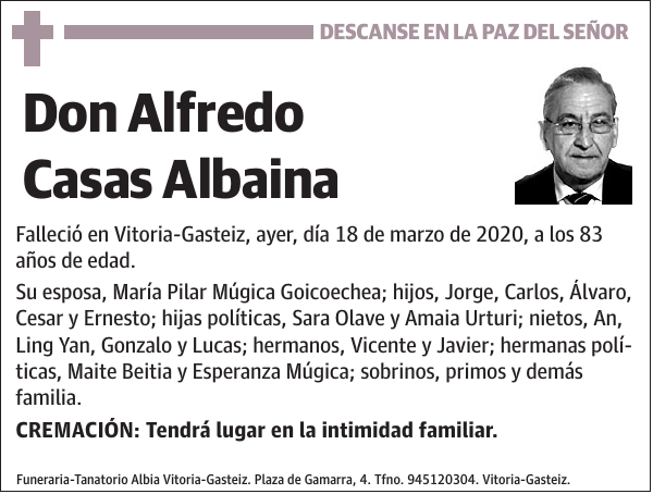 Alfredo Casas Albaina