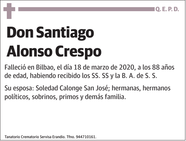 Santiago Alonso Crespo