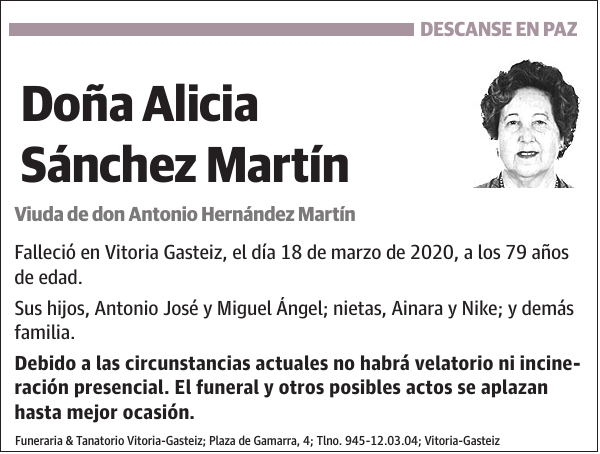 Alicia Sánchez Martín