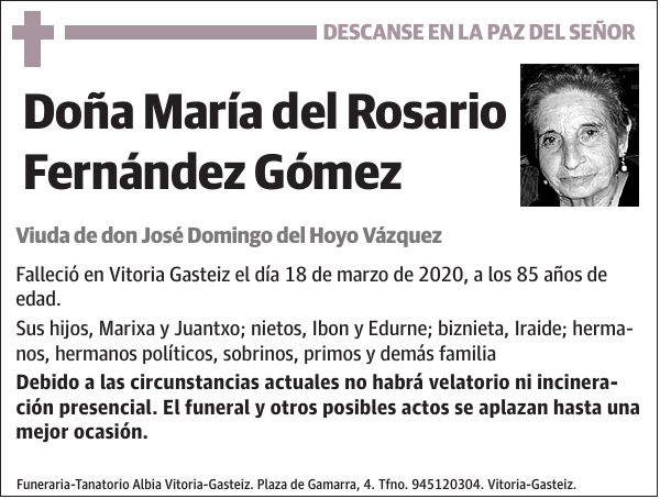 María del Rosario Fernández Gómez