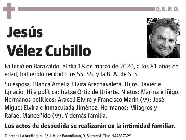 Jesús Vélez Cubillo