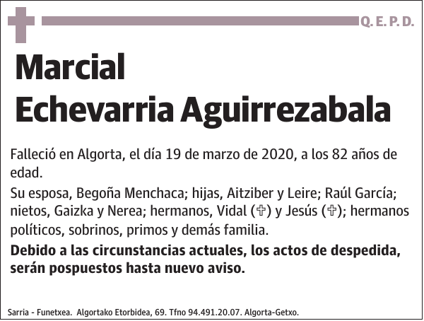 Marcial Echevarria Aguirrezabala