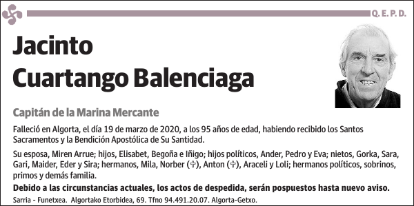 Jacinto Cuartango Balenciaga