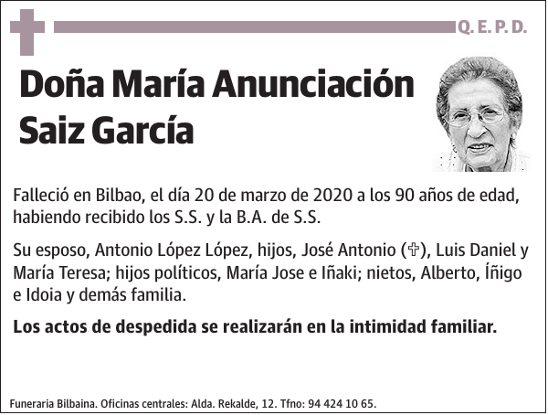 María Anunciación Saiz García