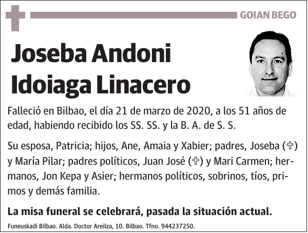 Joseba Andoni Idoiaga Linacero