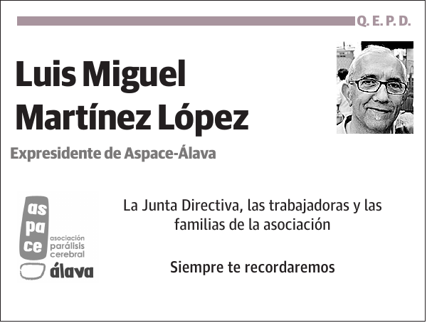 Luis Miguel Martínez López