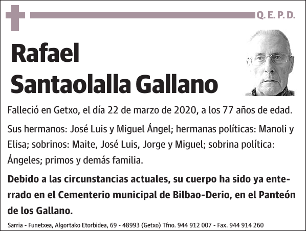 Rafael Santaolalla Gallano