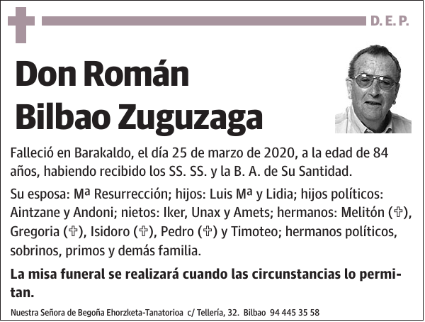 Román Bilbao Zuguzaga