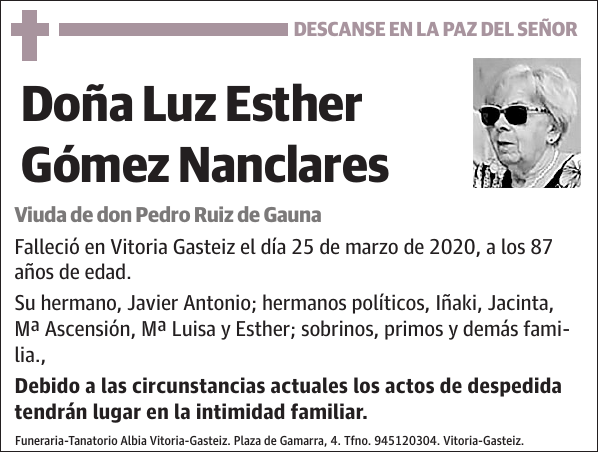 Luz Esther Gómez Nanclares