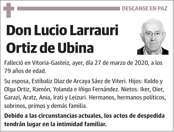 Lucio Larrauri Ortiz de Ubina