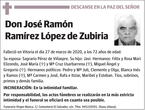 José Ramón Ramírez López de Zubiria