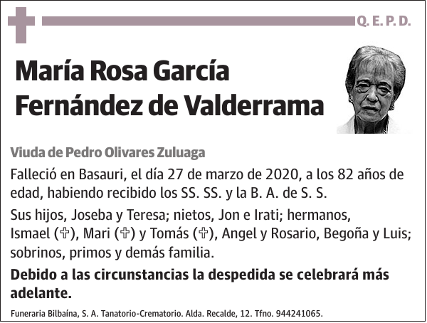 María Rosa García Fernández de Valderrama