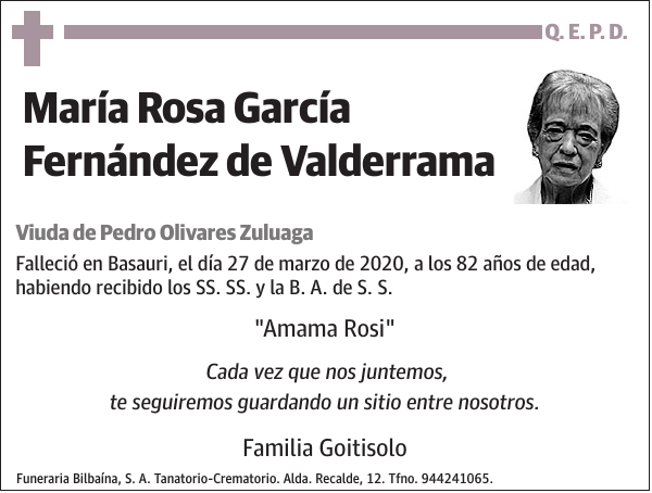 María Rosa García Fernández de Valderrama