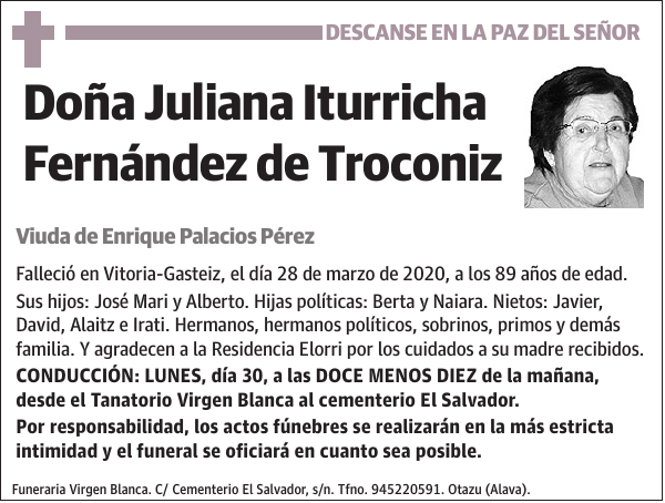 Juliana Iturricha Fernández de Troconiz