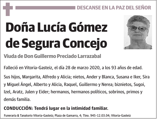 Lucía Gómez de Segura Concejo