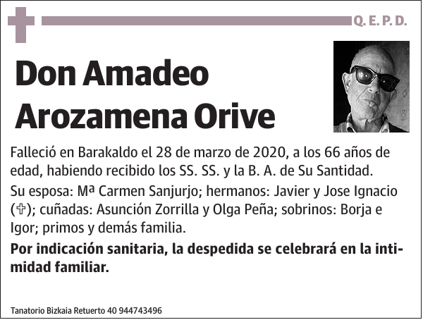 Amadeo Arozamena Orive