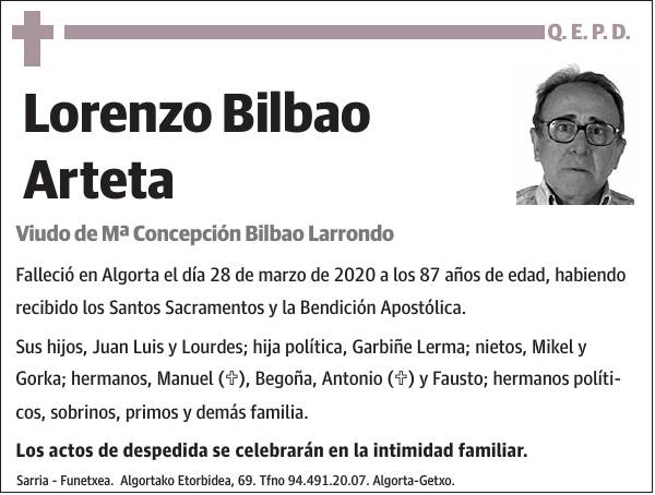 Lorenzo Bilbao Arteta