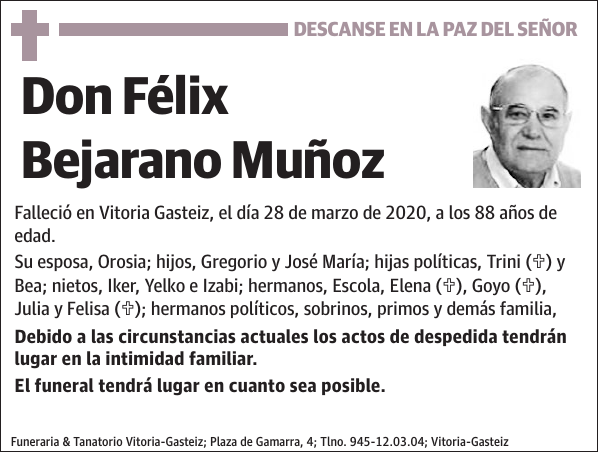 Félix Bejarano Muñoz