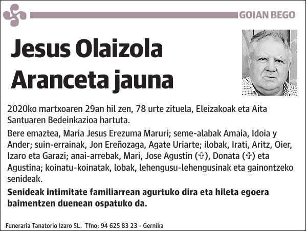 Jesus Olaizola Aranceta