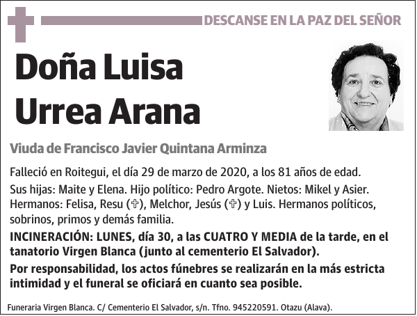 Luisa Urrea Arana