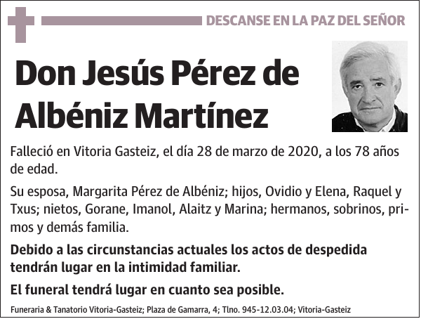 Jesús Pérez de Albéniz Martínez