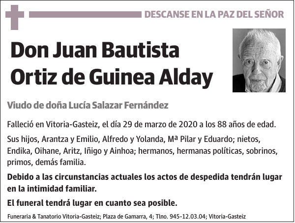 Juan Bautista Ortiz de Guinea Alday