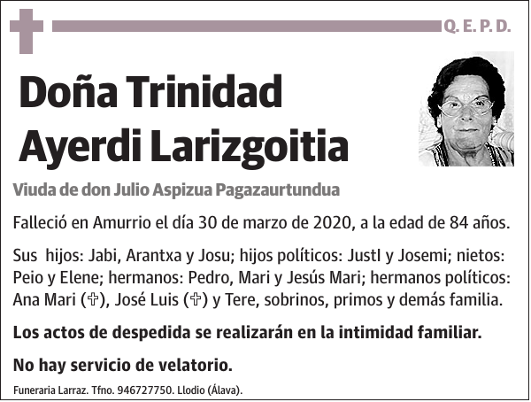 Trinidad Ayerdi Larizgoitia