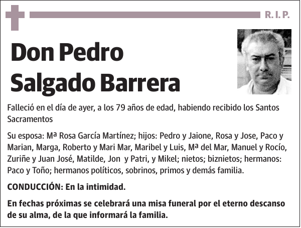 Pedro Salgado Barrera