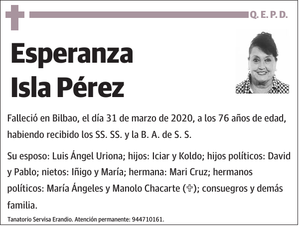 Esperanza Isla Pérez