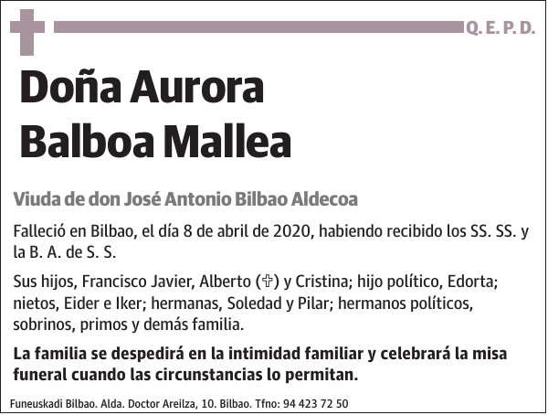 Aurora Balboa Mallea