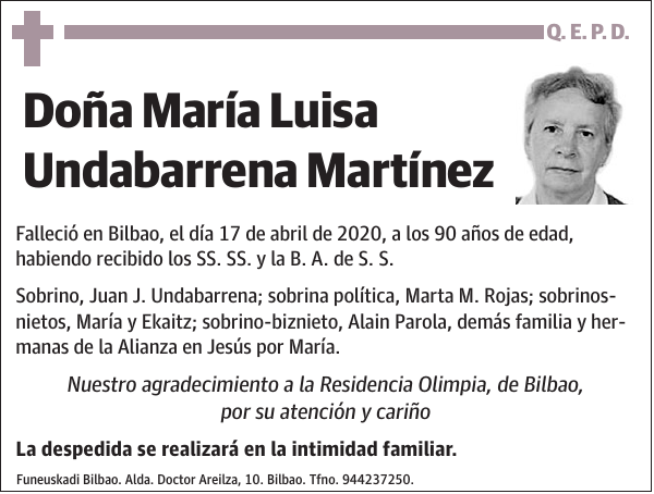 María Luisa Undabarrena Martínez