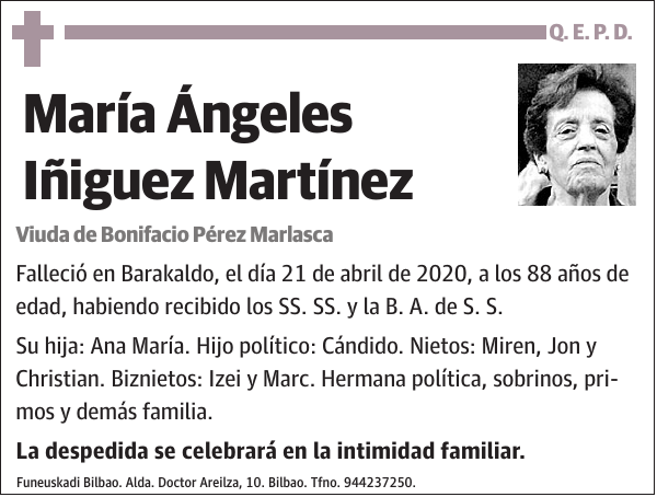 María Ángeles Iñiguez Martínez